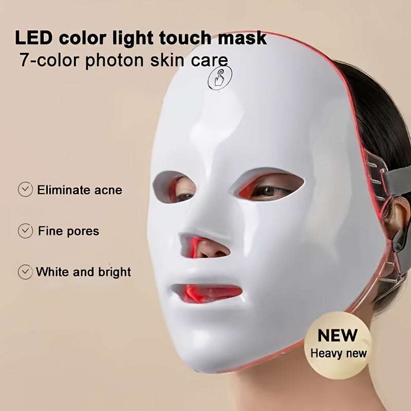 Rechargeable LED Photon Mask - Spa-Quality Glow at Home